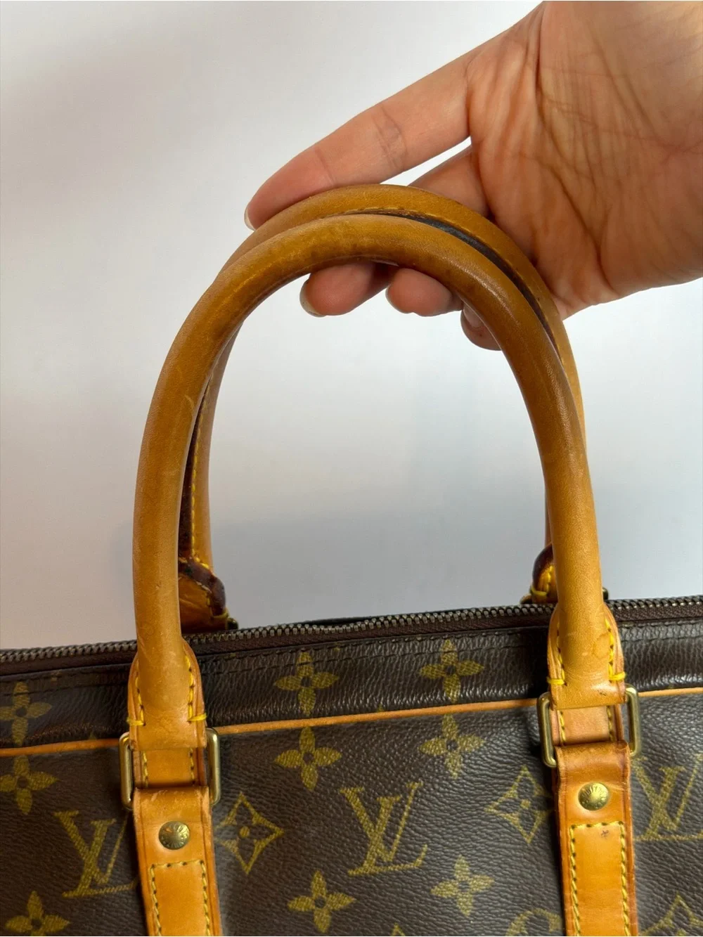 Louis Vuitton Vintage Monogram Porte Documents Voyage Briefcase